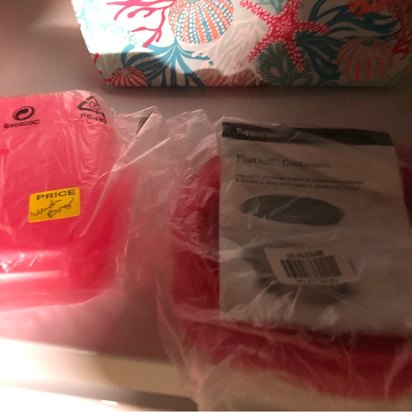 Tupperware Thermal lunch Bag w bottle , sandwich holder and collapsible bowl - Picture 2 of 7